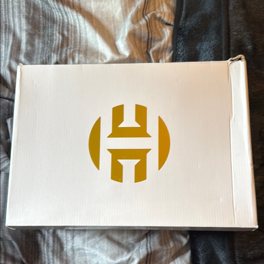 White Box with Gold Logo